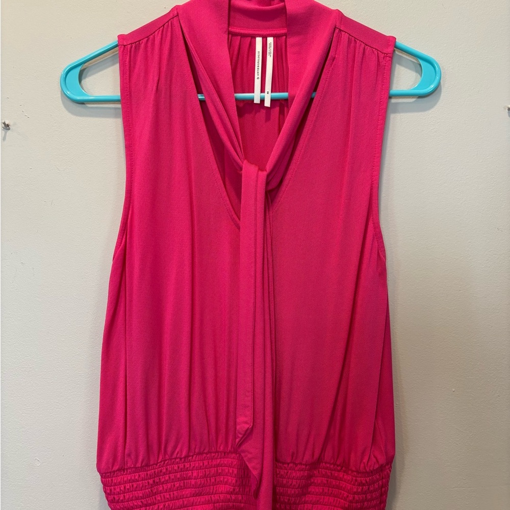 Elegant Pink Sleeveless Top